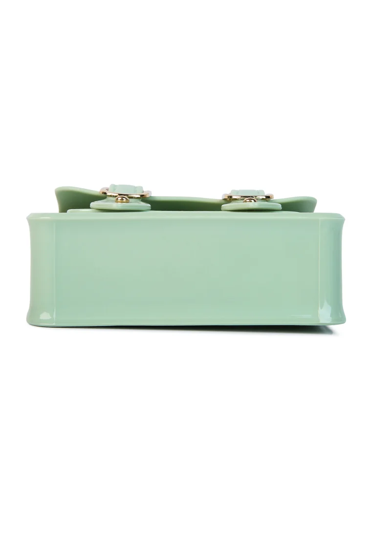 London Rag Mint Jelly Saddle Sling Bag