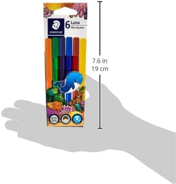 ستدلر مجموعة أقلام تلوين ستيدلر لونا برأس ليفي - 6 قطع - Image 3