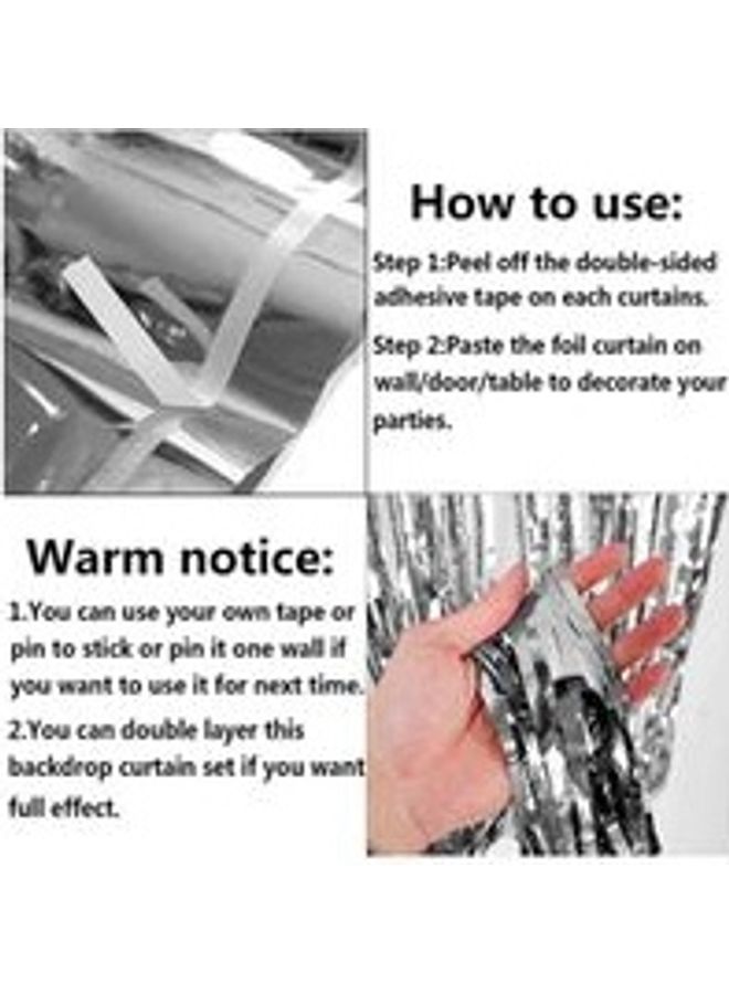 NIBEMINENT 2-Pieces Tassel Curtain Set 92x245cm - Image 4