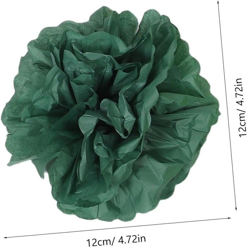 Vibrant Tissue Pom Poms 21pcs Reusable Party Decorations For Graduation Birthday - Image 3