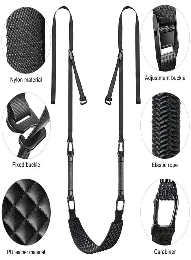 Kipika Pull Up Bands with Dip Belt - Adjustable Resistance for Chin Ups, Body Stretching & Strength Training - Heavy Duty Elastic Straps & Metal Chain - For Men & Women of All Fitness Levels - Image 5