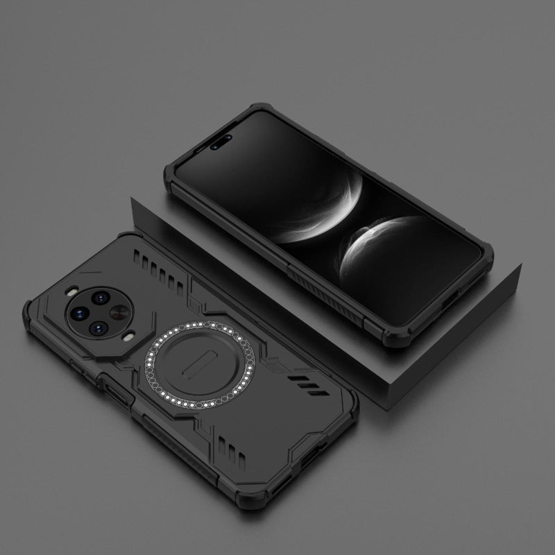 For Huawei nova 14 Pro 5G  Armor MagSafe Magnetic Ring Shockproof Phone Case(Black) - Image 2