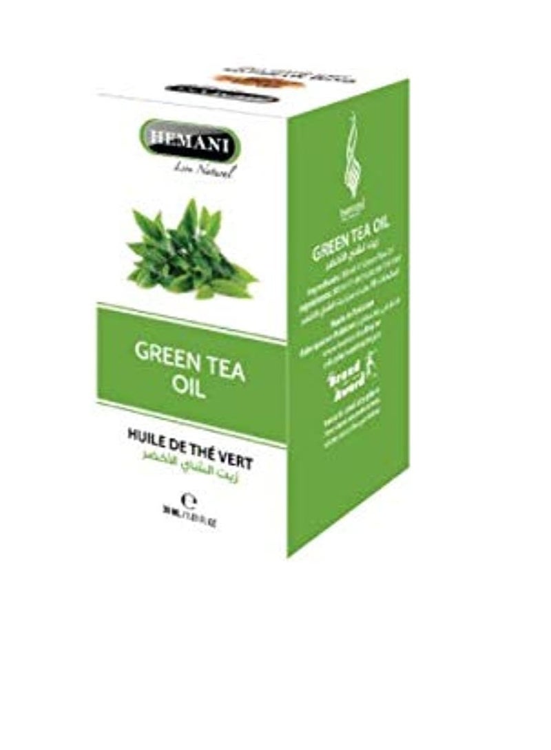 Hemani 100% Natural Green Tea Oil 30ml | For Skin Brightening, Hair Strength & Anti-Oxidant Protection