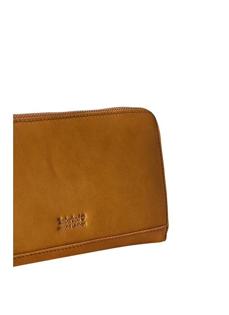 Timberland Timberland Leather RFID Zip Around Wallet Clutch With Wristlet Strap  - Image 3