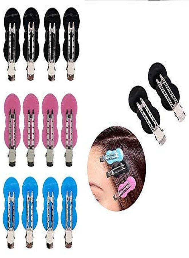 BOXO Section Hair Clips Hair Styling Tools Accessories for Saloon and Parlor Use for Women and Men Set Of 12 - Image 1