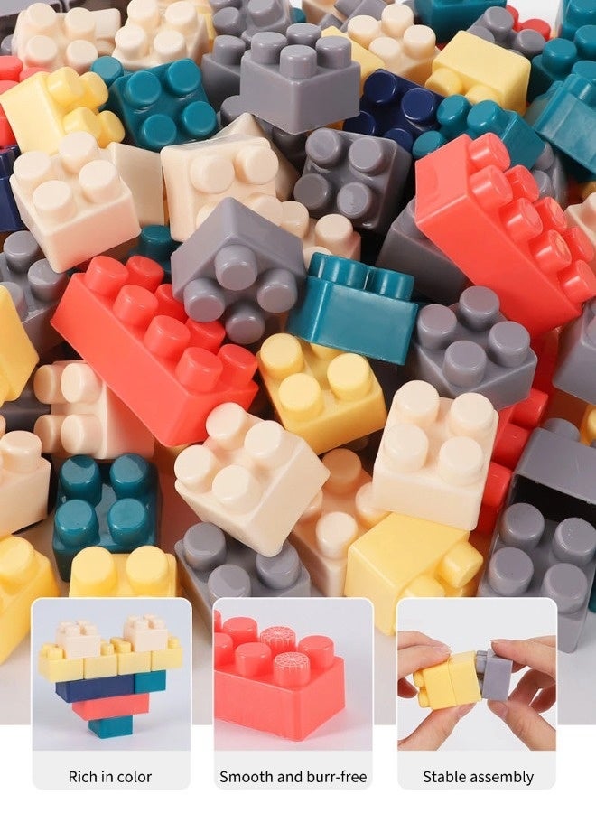 جني ثروة طاولة أنشطة للأطفال، تحتوي على 320 قطعة من مكعبات التكديس الكبيرة، وألعاب مكعبات، وطاولة مكعبات بناء متعددة الوظائف، وطاولة مكعبات بناء تعليمية متعددة الوظائف لمرحلة ما قبل المدرسة، ومجموعة مكعبات بناء كبيرة، مناسبة للأطفال من سن 3 سنوات فما فوق. - Image 5