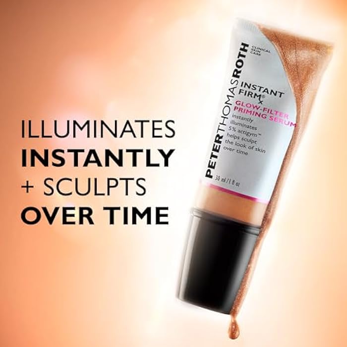 Peter Thomas Roth | Instant FIRMx Glow-Filter Priming Serum, Illuminating and Firming Serum, Helps Sculpt the Look of Skin Over Time, Blends Onto All Skin Tones - Image 4
