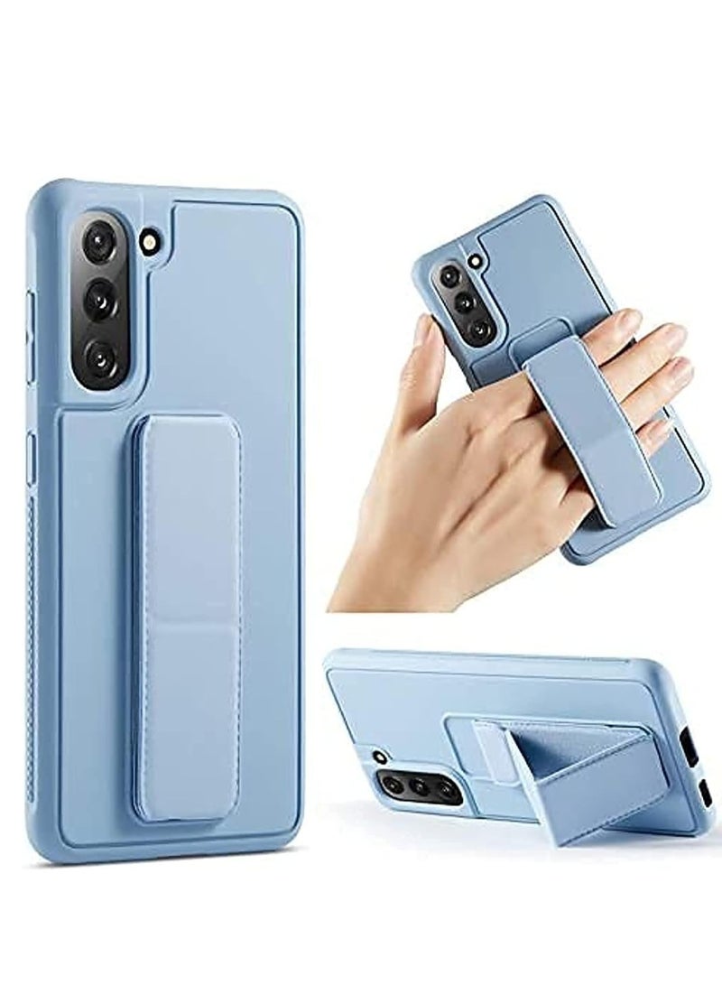 ELTRAZONE Samsung Galaxy S24 PLUS Case Cover Magnetic Car Mount Kickstand & Holder, Premium Silicone Vertical & Horizontal Hand Strap and Grip with Multi Stand for Samsung Galaxy S24 PLUS - Image 1