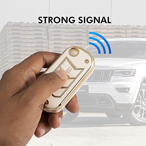 Shopoflux® TPU Key Cover Compatible with Mahindra Scorpio N | 3XO | XUV 300 | Marazzo | XUV 700 | XUV 400 ev | Bolero | Thar Roxx 3 Button Flip Key (White) - Image 3