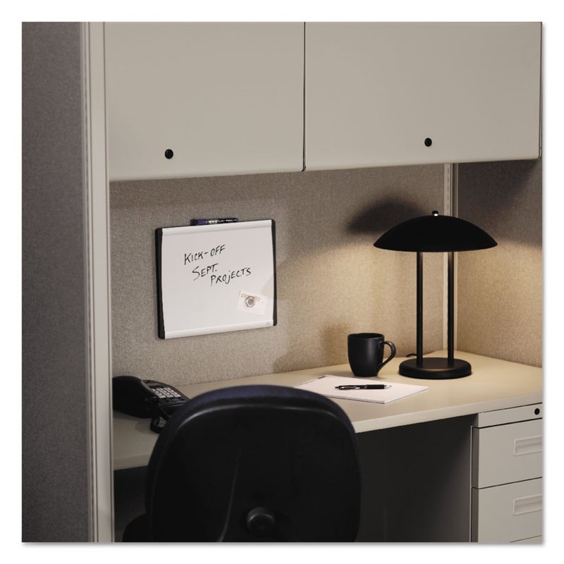 Quartet Dry Erase Board, Magnetic, 14" x 11", Whiteboard, Cubicle, Arc, Aluminum Frame (ARC1411) - Image 4