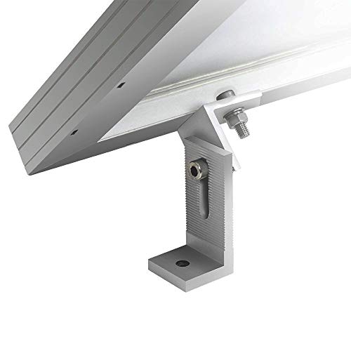 Renogy Adjustable Solar Panel Tilt Mount Brackets support up to 150 Watts Solar Panel for Roof, RV, Boat and Any Flat Surface, for on-grid/off-grid systems (Mount Only), Silver - Image 3