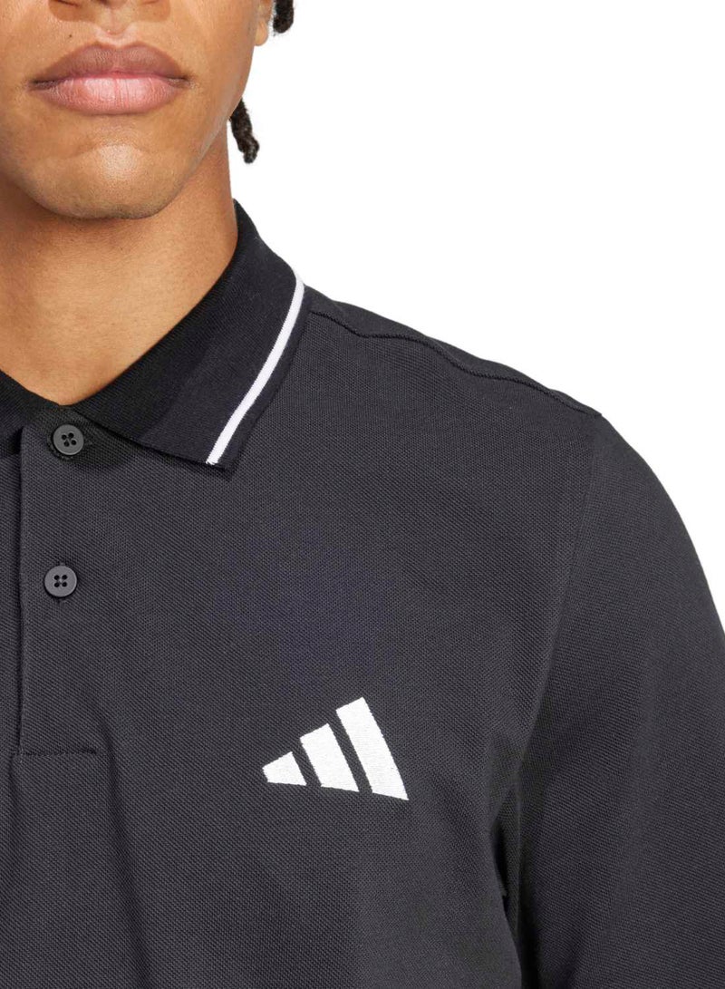 Adidas Essentials Small Logo Pique Polo Shirt - Image 5