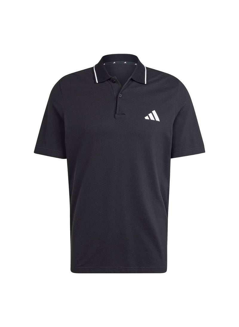 Adidas Essentials Small Logo Pique Polo Shirt - Image 1