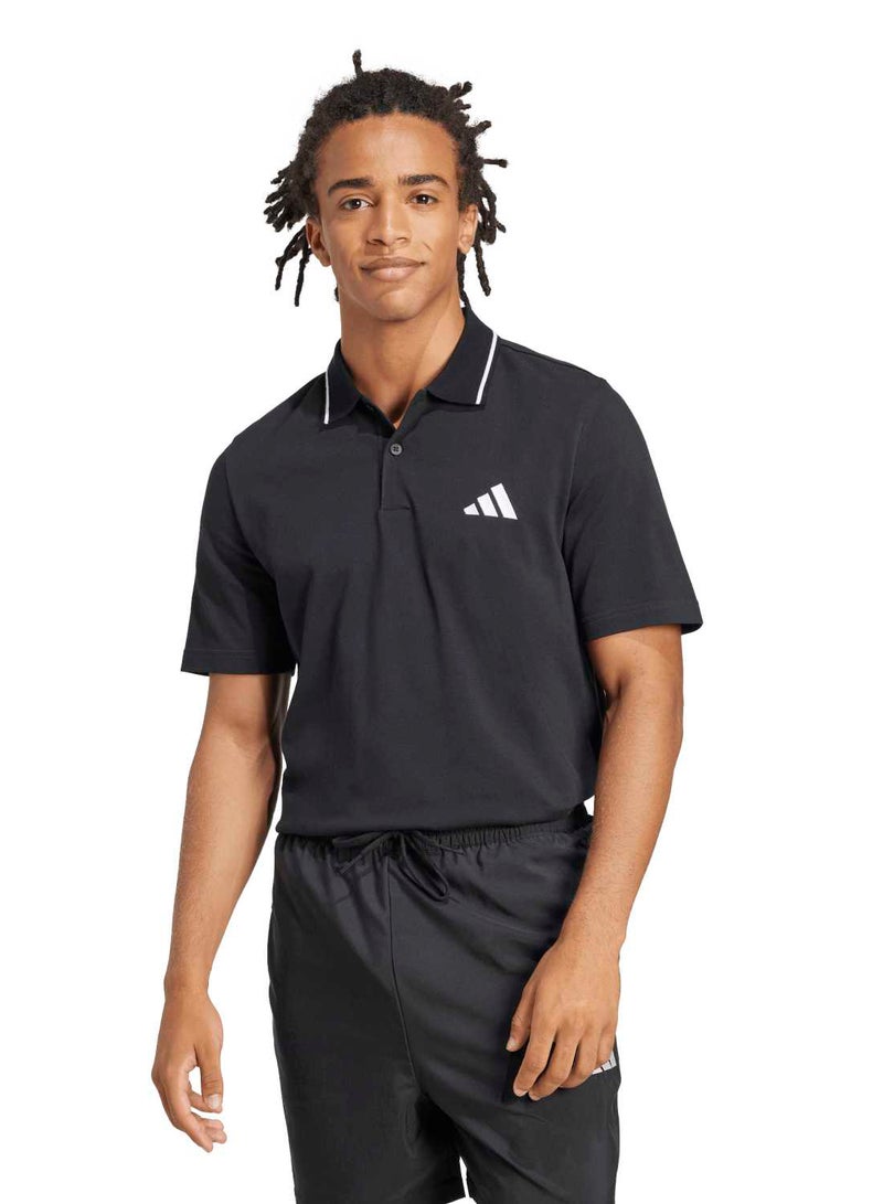 Adidas Essentials Small Logo Pique Polo Shirt - Image 2