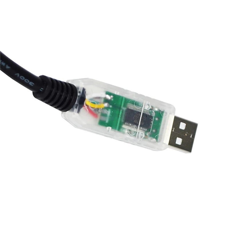 USB To RS485 Serial Cable FT232RL Chip For Solar LIFEPO4 BMS PC 1 8m Transparent Case - Image 2