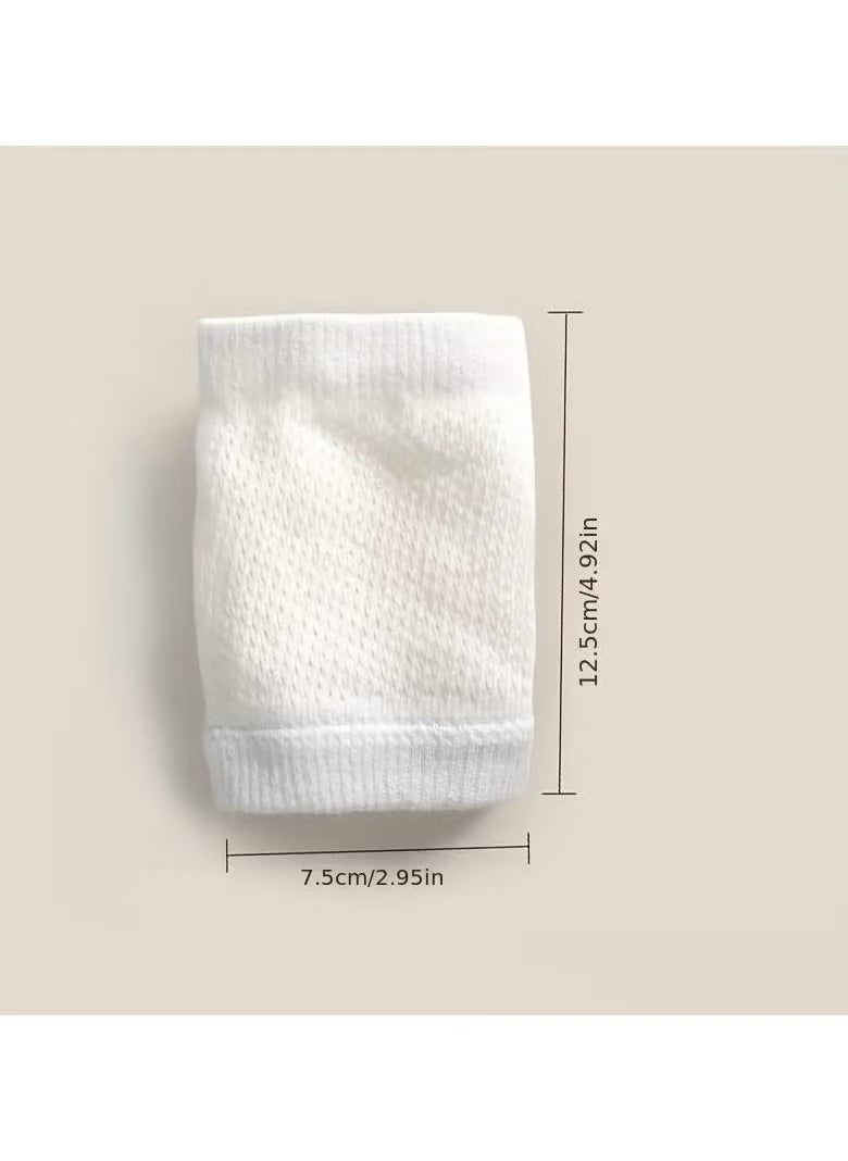 Gonice Baby Knee Pads Summer Thin Baby Learning To Climb, Anti-fall Embroidered Mesh Crawling Protective Gear Elastic Sponge Elbow Pads  - Image 4