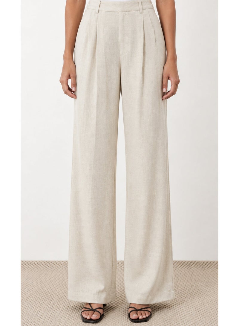 ONLY Onlemmia-Siesta Mid Waist Wide Leg Pants - Image 1