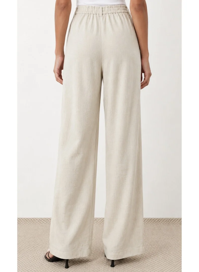 Only Onlemmia-Siesta Mid Waist Wide Leg Pants
