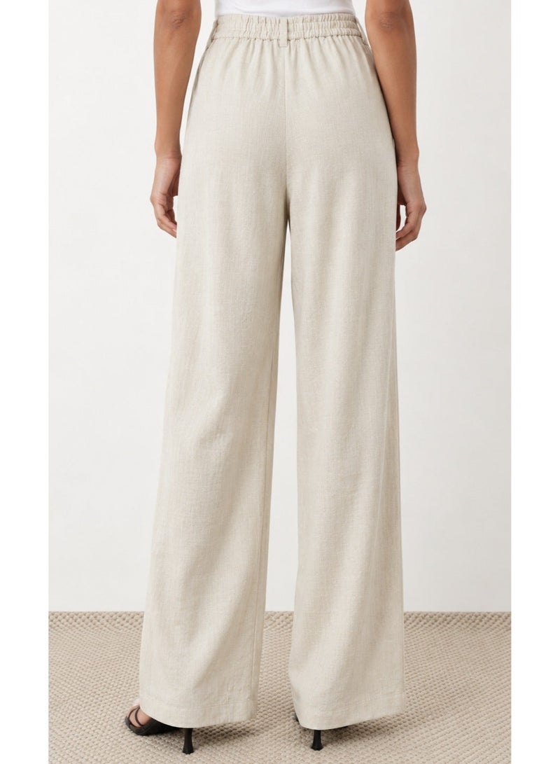 ONLY Onlemmia-Siesta Mid Waist Wide Leg Pants - Image 2