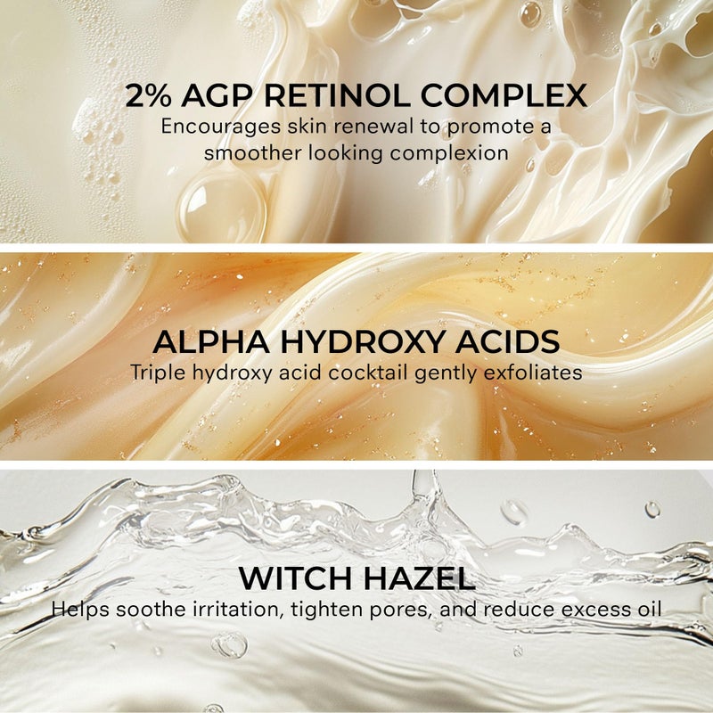 COSMEDIX Define Anti-Aging Face Cream with Hydroxy Acid & Retinol Complex - Age-Defying Facial Moisturizer for Fine Lines, Wrinkles & Uneven Skin - Lightweight PM Facial Treatment for All Skin Type - Image 3