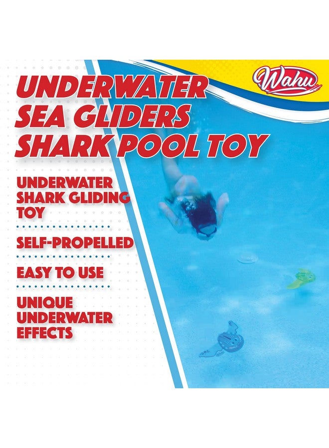 واهو لعبة حمام سباحة تحت الماء على شكل سمكة قرش من Wahu Sea Gliders مزودة بنفث ذاتي الدفع وزعانف قابلة للتعديل، لعبة غوص في حمام السباحة تنزلق حتى عمق 60 قدمًا تحت الماء - Image 2