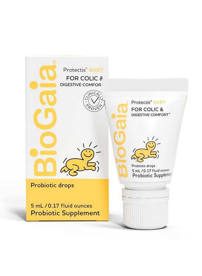 BioGaia Baby Probiotic Drops - Baby Essentials for Colic & Gas Relief, Safe for Newborns, Reduces Crying, Fussing, Colic, Gas, Spit-ups and Constipation, No allergens, Dairy, Soy, Gluten, or Sugar - Image 1