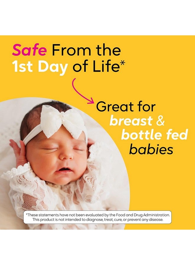 BioGaia Baby Probiotic Drops - Baby Essentials for Colic & Gas Relief, Safe for Newborns, Reduces Crying, Fussing, Colic, Gas, Spit-ups and Constipation, No allergens, Dairy, Soy, Gluten, or Sugar - Image 3