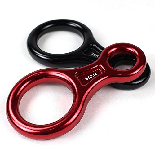 CdyBox 35KN Figure 8 Rescue Descender Super 8 Belay Rappel Rock Climbing Equipment - Image 2