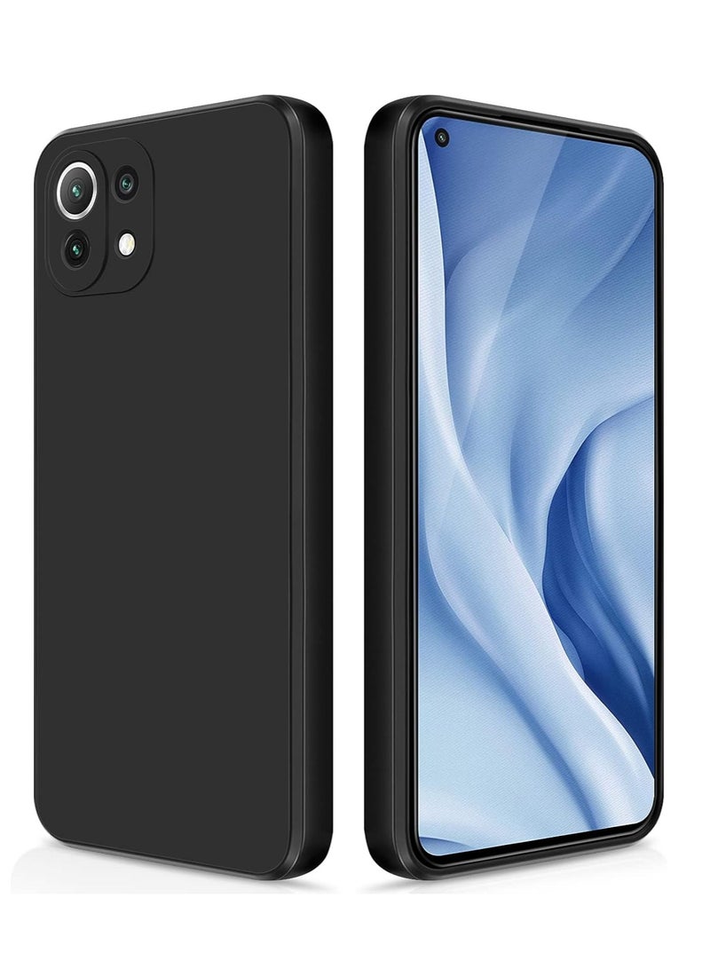 BORTONY Mi 11 Lite Case Liquid Silicone Protective Case Cover With Camera Protection For Mi 11 Lite - Image 1