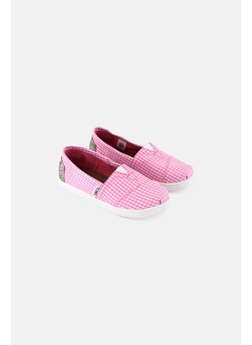 TOMS Kids Girl Slip On Casual Shoes, Pink  - Image 1