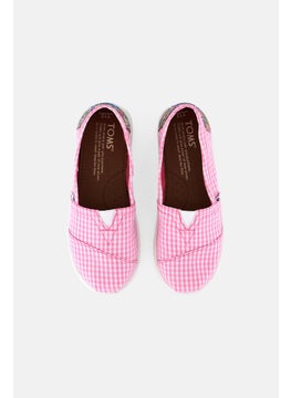 TOMS Kids Girl Slip On Casual Shoes, Pink  - Image 3