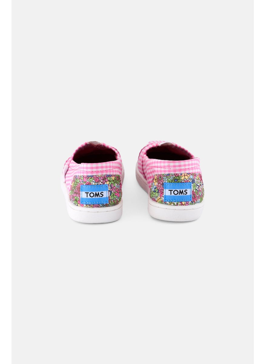 TOMS Kids Girl Slip On Casual Shoes, Pink  - Image 4