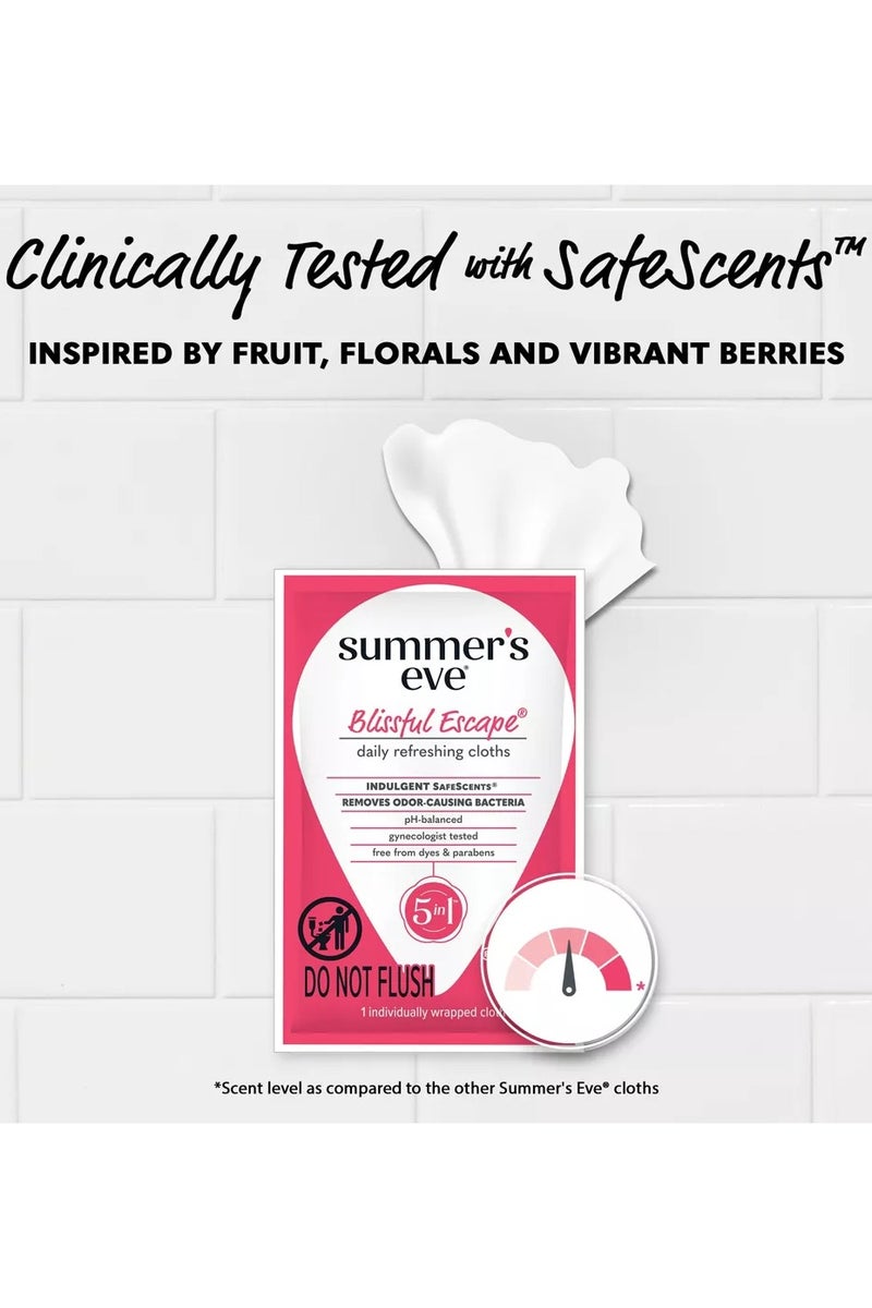 Summer's Eve Blissful Escape Daily Refreshing Individual Clothes 12ct - Image 5