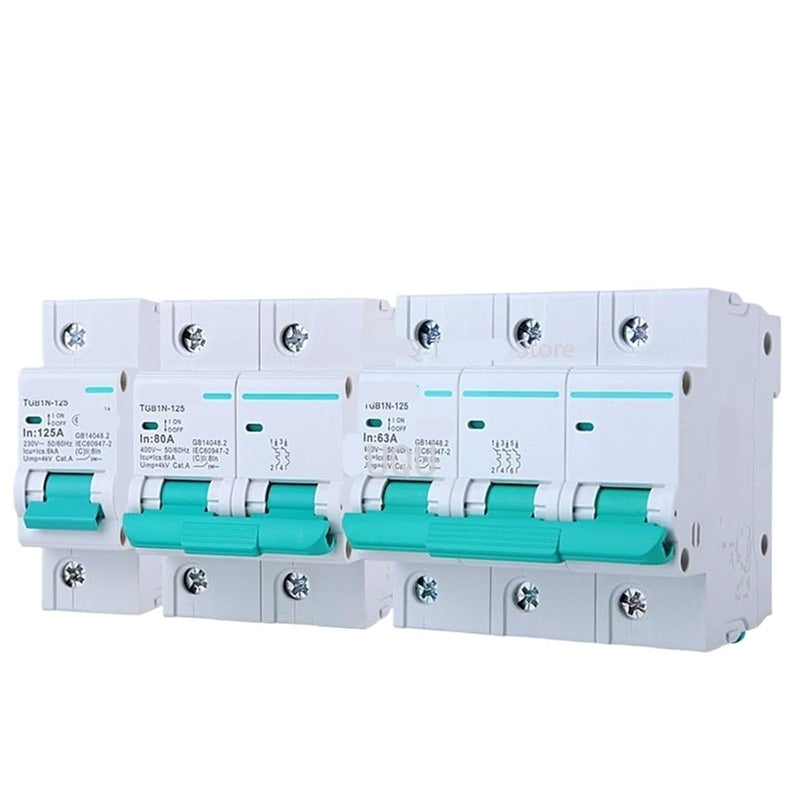 4P 4A DC 220V 380V Solar Mini Circuit Breaker MCB Fuse 1Pcs - Image 2