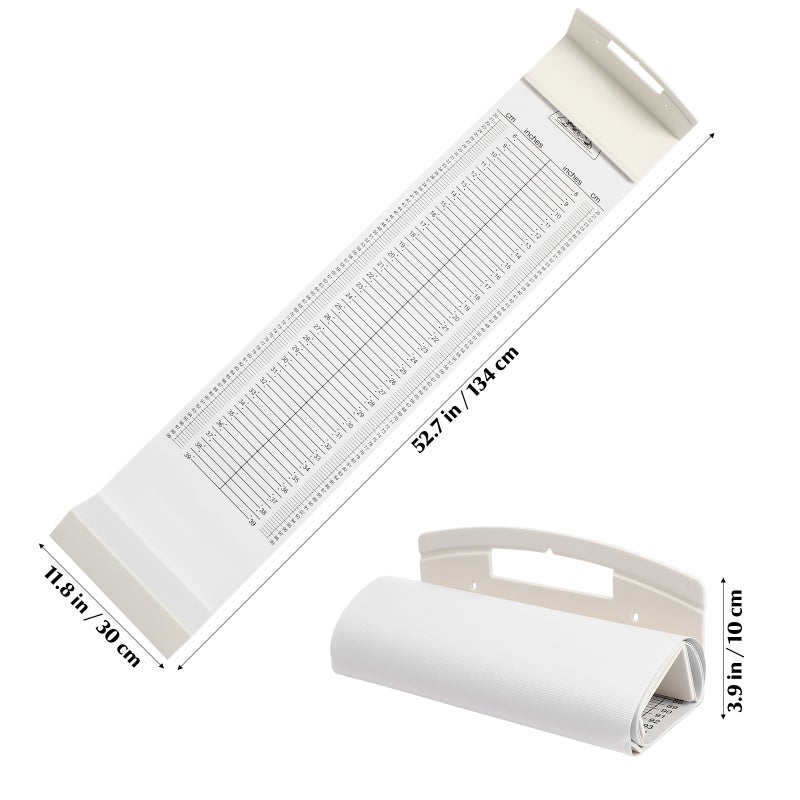2pcs Infants Height Ruler Safe Measuring Mat Skin Friendly Height Ruler for Newborns Toddlers - Image 5