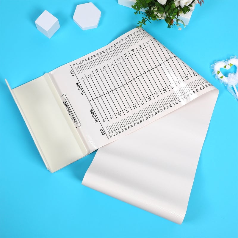 2pcs Infants Height Ruler Safe Measuring Mat Skin Friendly Height Ruler for Newborns Toddlers - Image 2