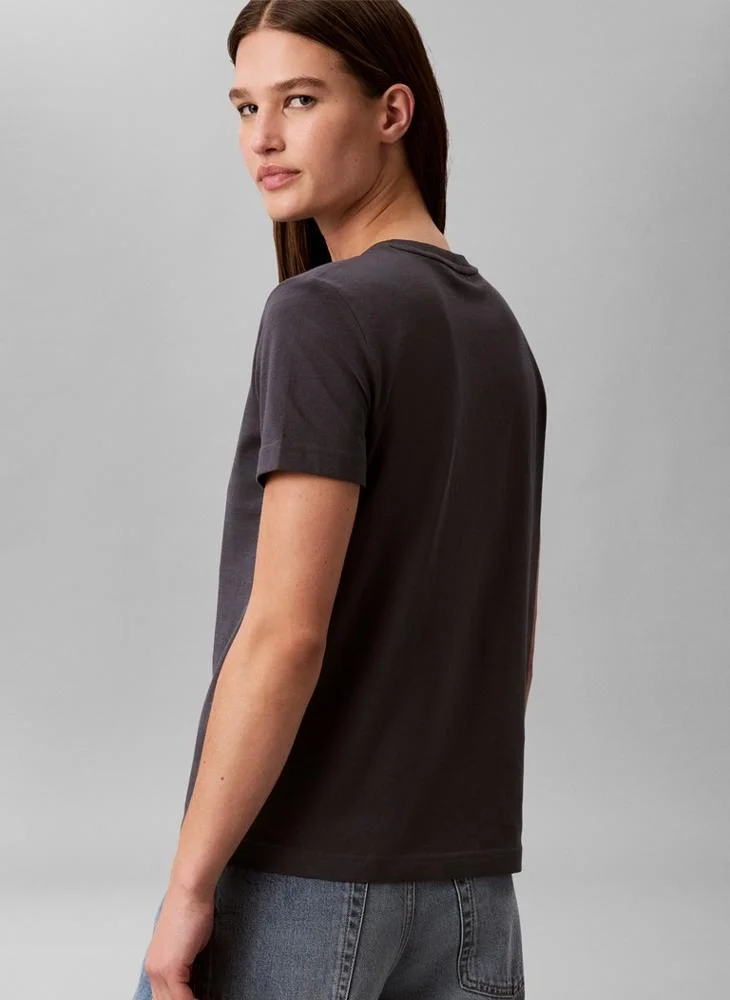 Calvin Klein Jeans  Monogram Crew Neck T-Shirt for Women | Best Price UAE