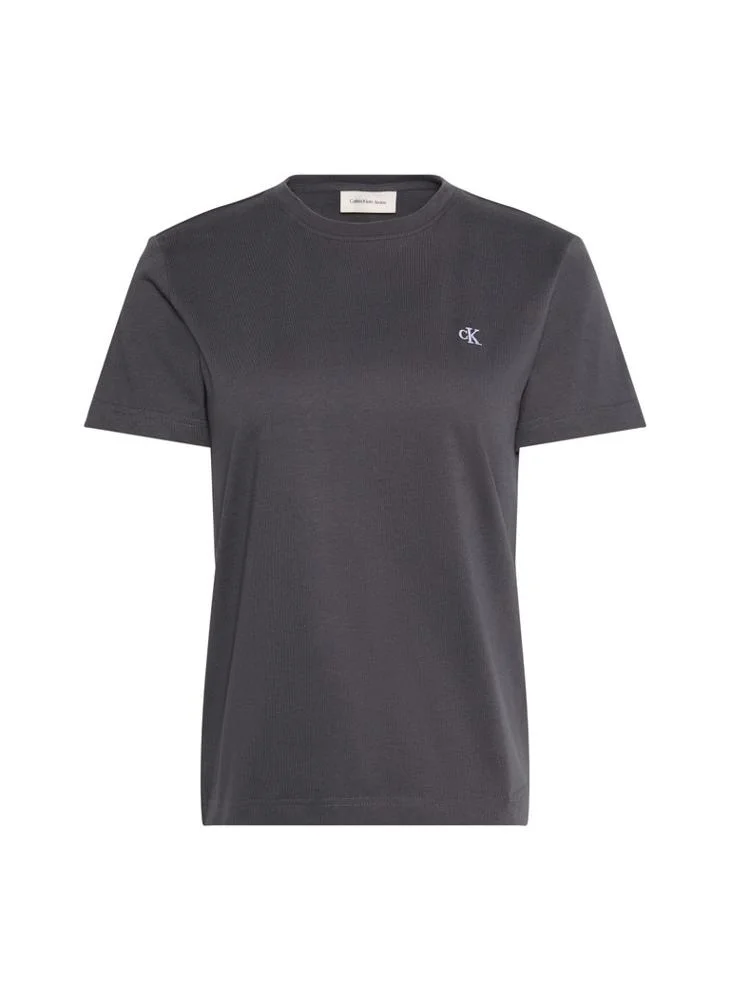 Calvin Klein Jeans  Monogram Crew Neck T-Shirt for Women | Best Price UAE