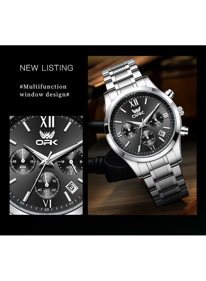 OPK Men'S Watch Waterproof Six-Pin Calendar Multi-Function Quartz Watch 6052 - Image 4