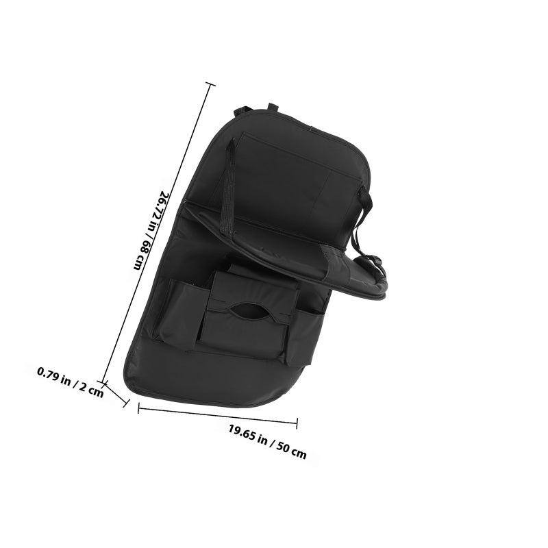 Car Backseat Organizer Car Table Tray Car Organizer And Storage Back Seat Organizer With Tray - Image 2