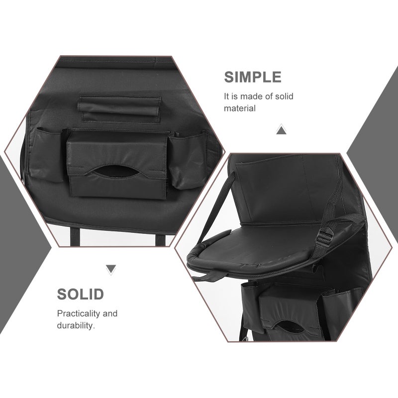 Car Backseat Organizer Car Table Tray Car Organizer And Storage Back Seat Organizer With Tray - Image 4