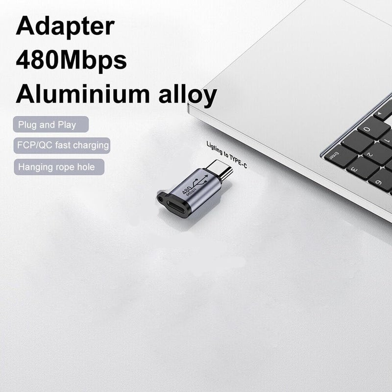 ETZIN USB C Male to Lighting Female Adapter for 15/15 Pro/15 Pro Max/15 Plus Gender Changer Adapter,Type C Charger Connector (EPL-1298CC) - Image 2