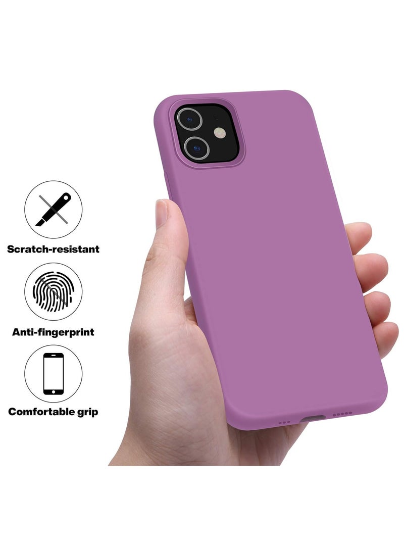 Compatible with iPhone 13 Mini Case, Slim Liquid Silicone 3 Layers Full Covered Soft Gel Rubber with Microfiber Case Cover 5.4 inch... - Image 3
