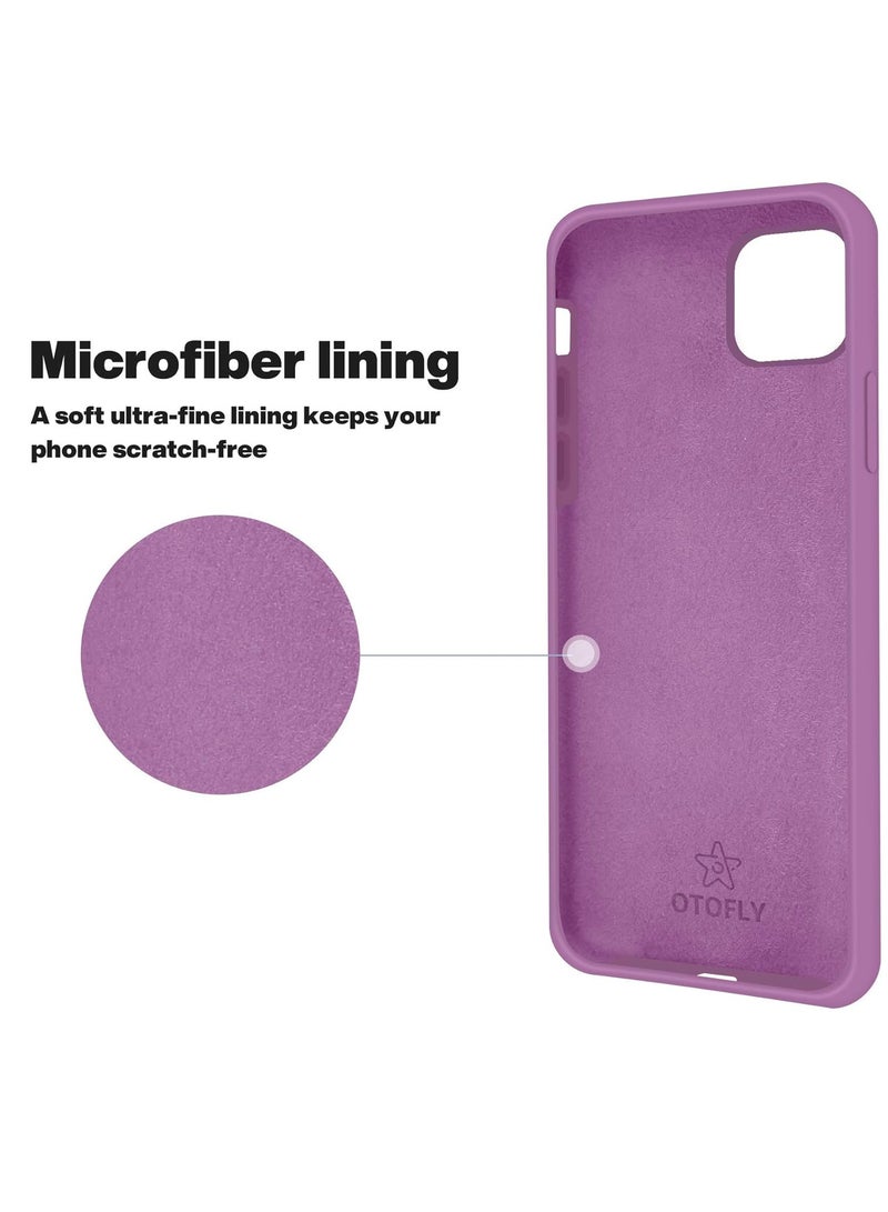 Compatible with iPhone 13 Mini Case, Slim Liquid Silicone 3 Layers Full Covered Soft Gel Rubber with Microfiber Case Cover 5.4 inch... - Image 4