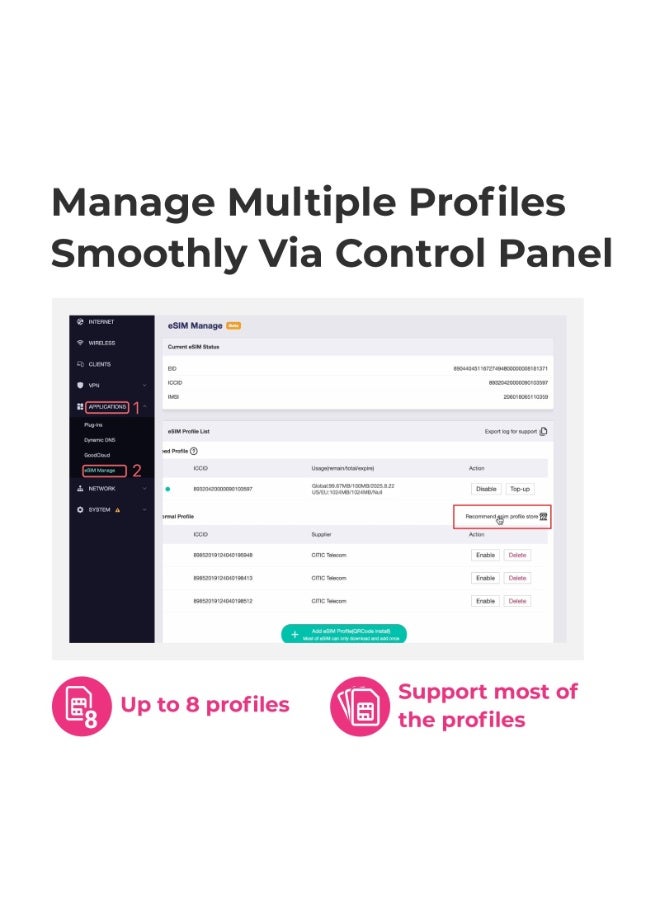 GL.iNet SIMPoYo Physical eSIM Card For Routers – Travel eSIM With Global 4G/5G Networks, Free 1GB For US/EU+100MB Global Data, Physical Activation, Tethering, Data Only, Perfect For International Travel - Image 5