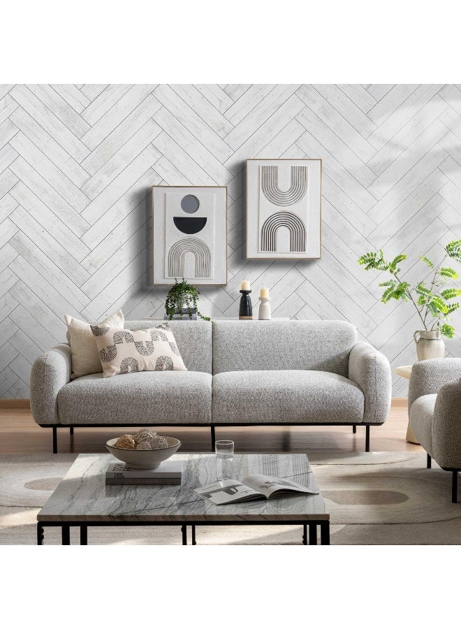 Pan Home Teek 3 Seater Sofa- Grey - Image 1