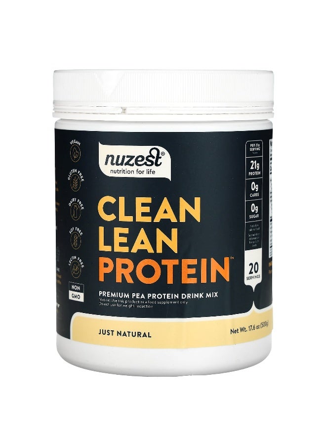 Nuzest Nuzest, Clean Lean Protein, Just Natural, 17.6 oz (500 g)  - Image 1