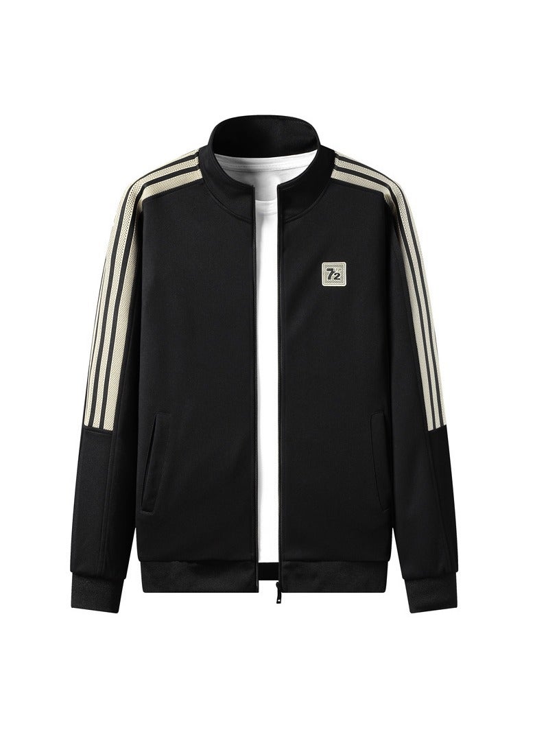 Large Size Fashionable Men's Minimalist Style Letter Printed Sports Suit  - Image 3