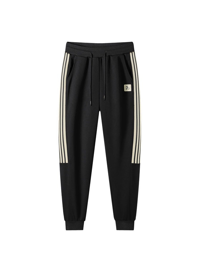 Large Size Fashionable Men's Minimalist Style Letter Printed Sports Suit  - Image 4
