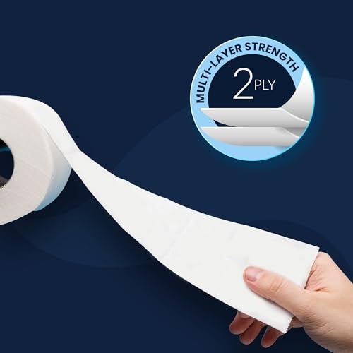 Kleenex 60047 2 ply Toilet Paper Tissue Roll, 6 Rolls, 160 Pulls/Roll (Total 960 Sheets) - Image 5